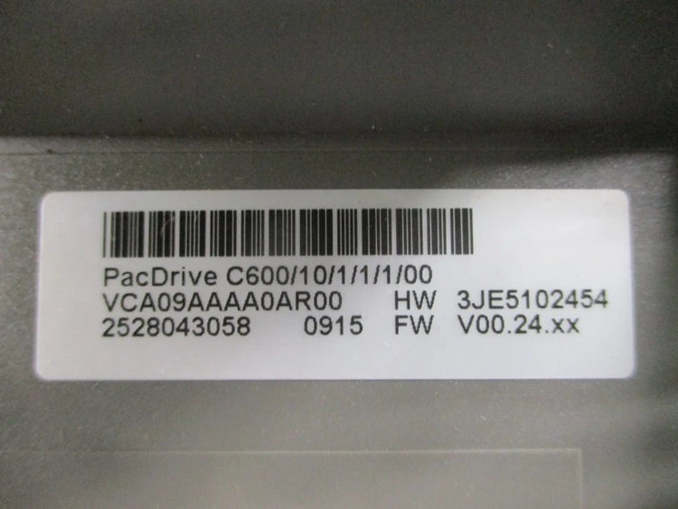 Schneider Electric C600/10/1/1/1/00 PACDrive C600 Servo Controller 24VDC Pentium M