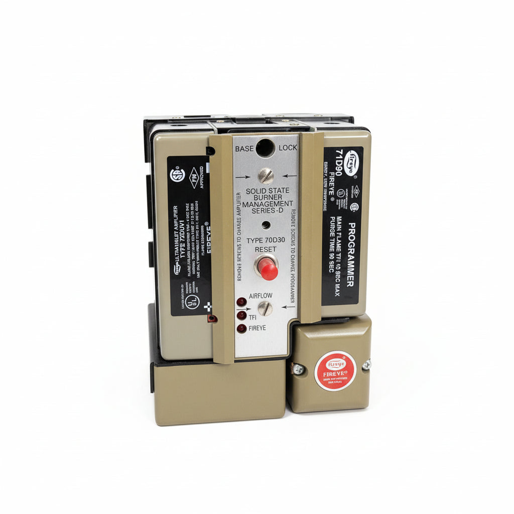 Fireye 70D30 D-Series Solid-State Flame Safeguard Control Chassis for Oil and Gas Burners