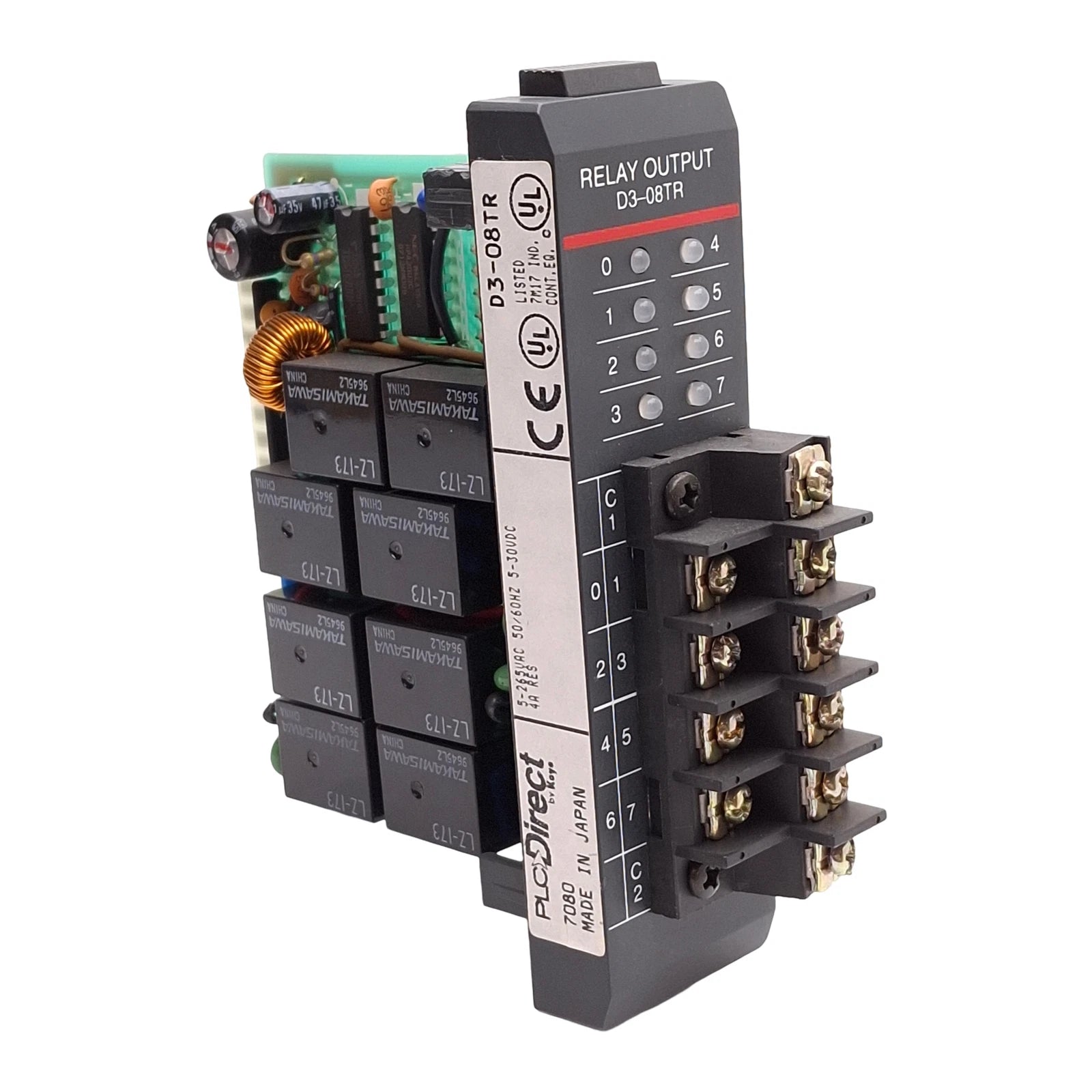 D3-08TR | Automation Direct 8-Channel Relay Output Module for PLC Control Systems
