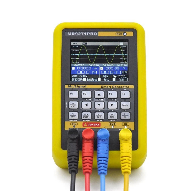 MR9271PRO | Multifunction HART Signal Generator & Thermocouple Calibrator (4–20mA, Modbus, EU Plug)