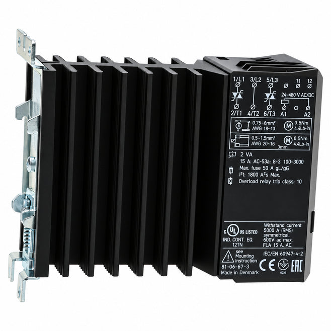 Danfoss 037N0076 3-Pole Heavy-Duty Industrial Magnetic Contactor