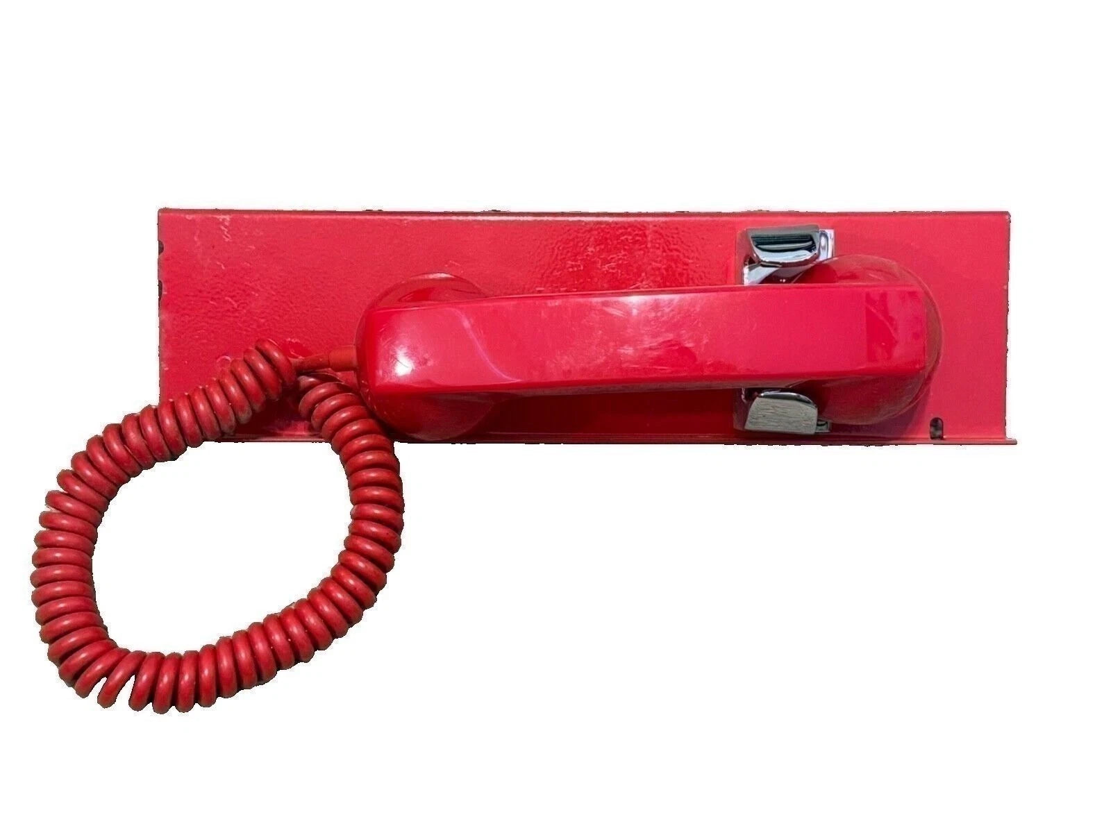 Gamewell-FCI FC00535CX Red Firefighter Telephone Handset with Coiled Cord