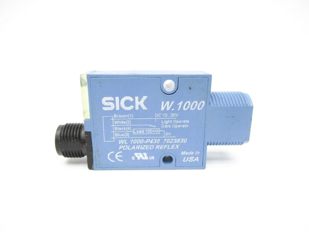 WL1000-P430 | SICK Polarized Photoelectric Sensor PNP 4.2 m M12