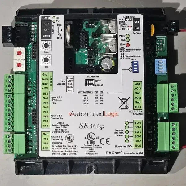 Automated Logic SE563SP BACnet Advanced Application Controller for HVAC Systems