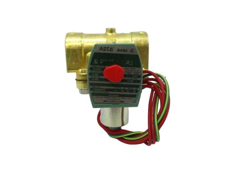 ASCO 8210G004 Series 210 Two-Way Normally Closed Brass Solenoid Valve for Industrial Fluid Control Applications