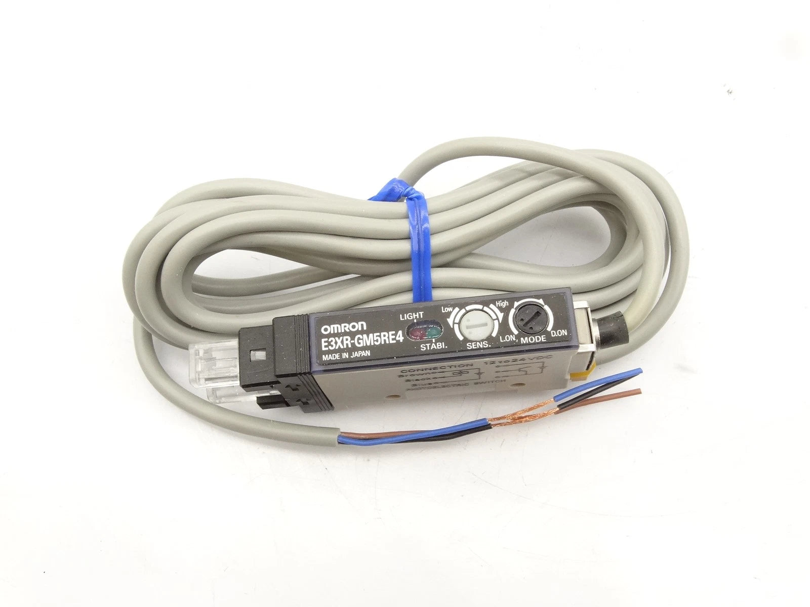 E3XR-GM5RE4 | Omron Grooved Photoelectric Mark Sensor 12–24VDC NPN