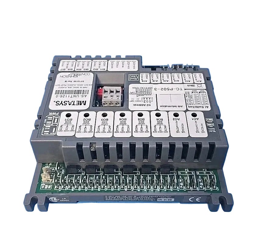 Johnson Controls AS-UNT1126-0 Unitary HVAC Controller with 6 Analog Inputs and Metasys N2 Communication