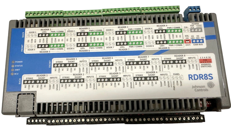 Johnson Controls S300-DIN-RDR8S Eight-Door Access Control Interface Module