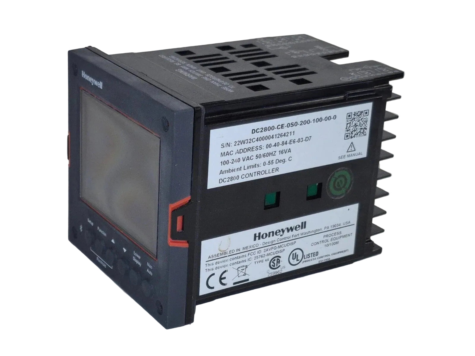 DC2800-CE-0S0-200-100-00-0 | Honeywell UDC2800 1/4 DIN Single Loop Digital Controller