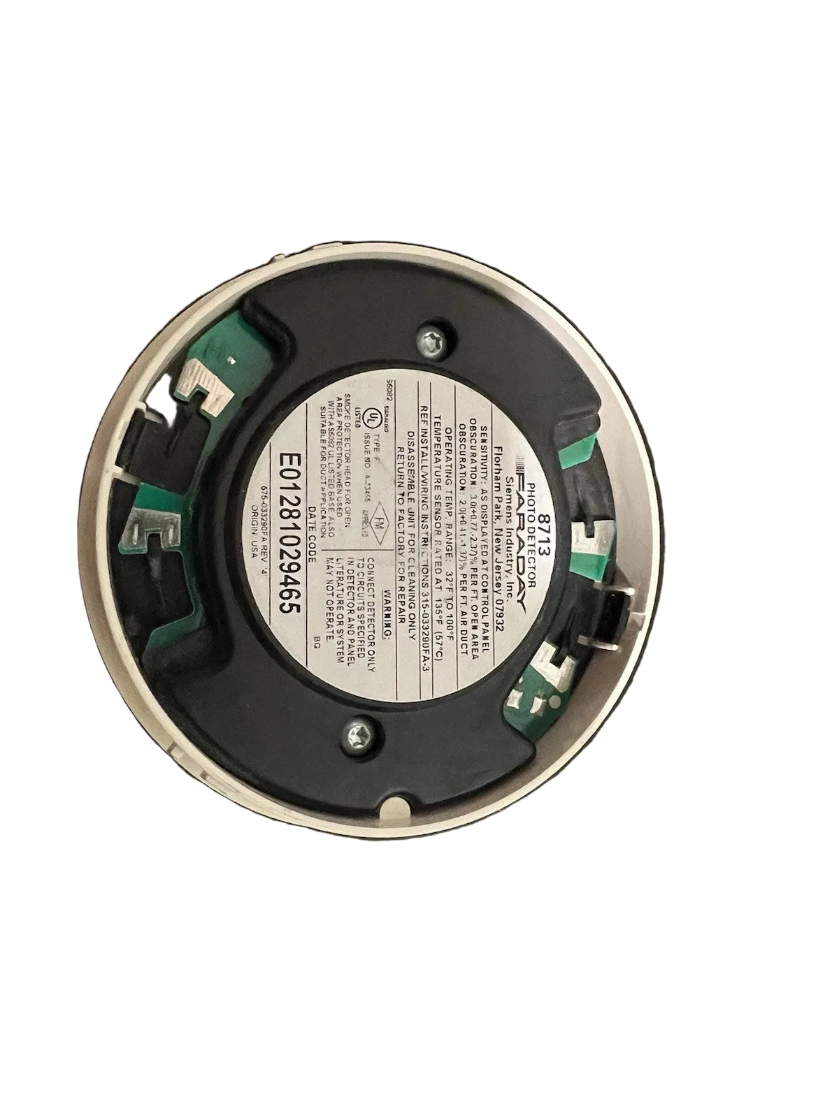 Faraday 8713 FireSmart Addressable Photo-Thermal Smoke and Heat Detector