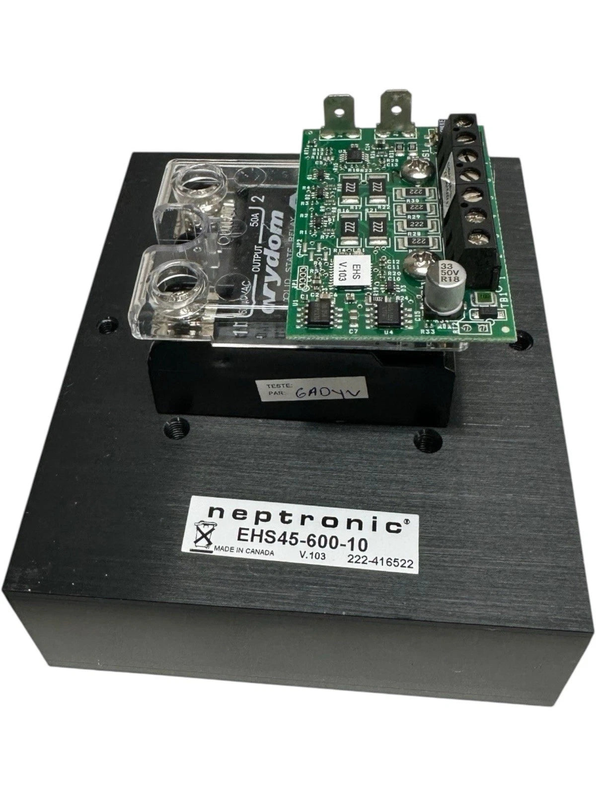 Neptronic EHS45-600-10 45-Ampere Single-Phase Silicon-Controlled Rectifier Power Controller