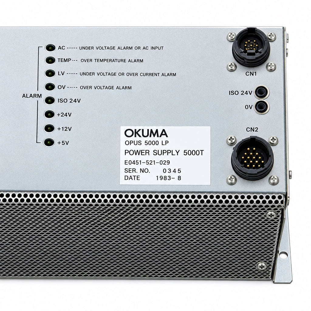 Okuma E0451-521-029 Power Supply Module OPUS 5000 LP 5000T