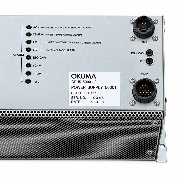 Okuma E0451-521-029 Power Supply Module OPUS 5000 LP 5000T