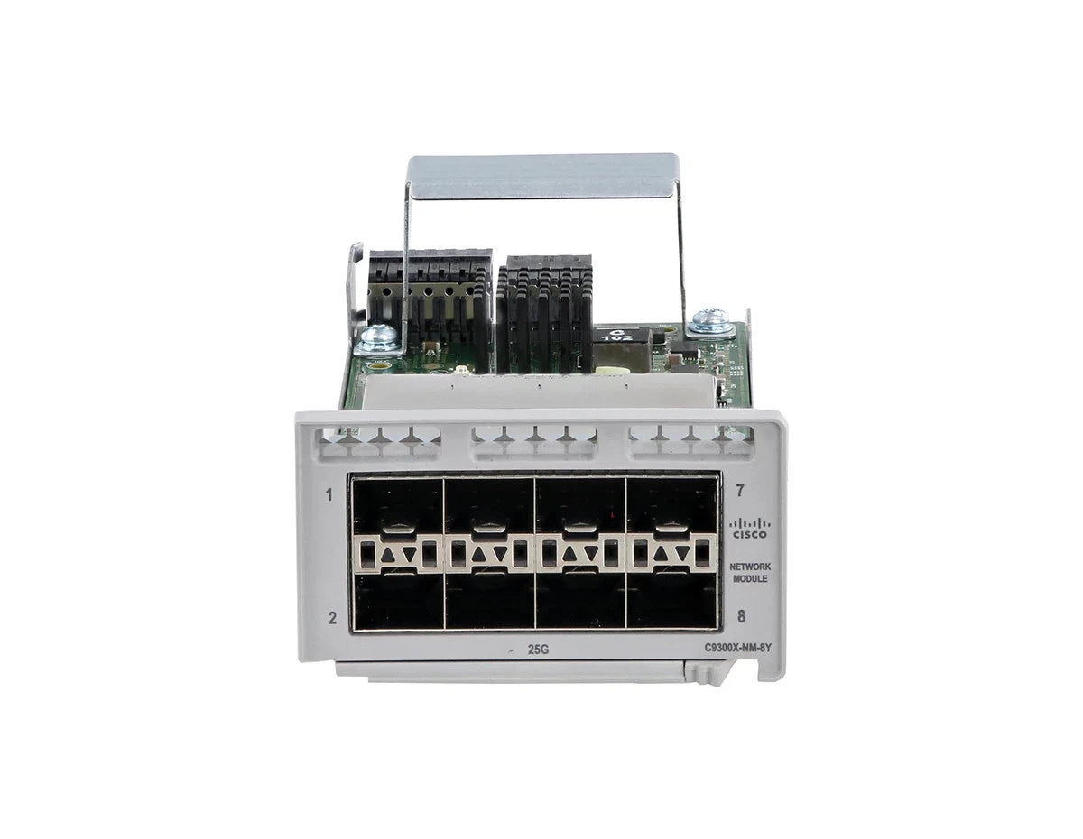 Cisco C9300X-NM-8Y 8-Port 25 Gigabit SFP28 Network Module for Catalyst 9300X Series Switches