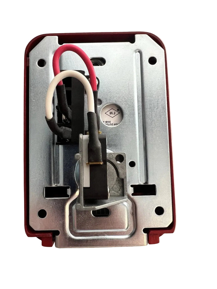 Ansul 428655 Electric Manual Pull Station Single-Pole Single-Throw Dual-Action Fire Alarm Activation Device