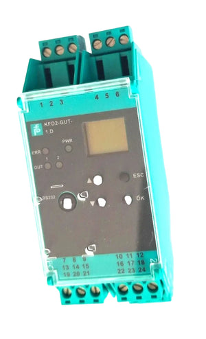 Pepperl+Fuchs KFD2-GUT-1.D Single-Channel Temperature Converter Signal Conditioner
