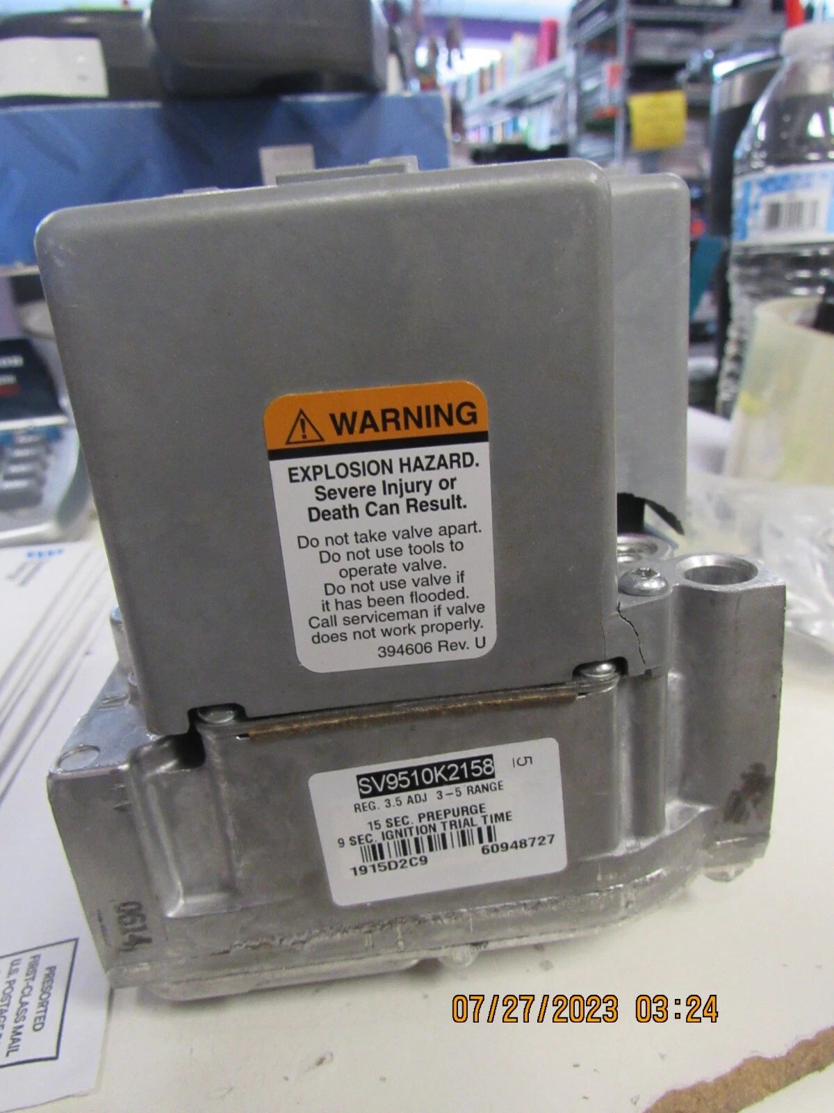 SV9510K2158 | Honeywell Smart Gas Valve Control Module for Furnace Ignition Systems