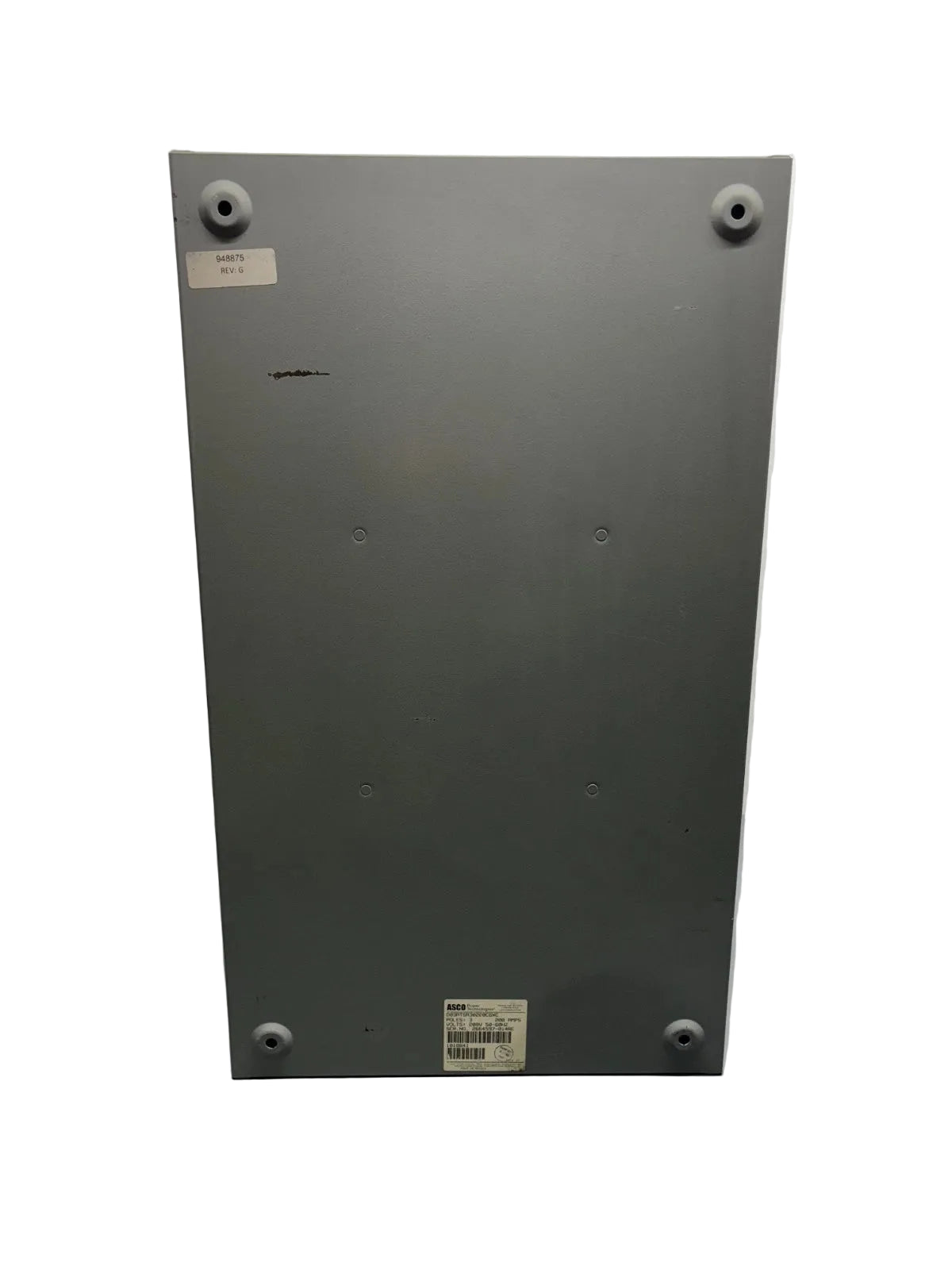 ASCO D03ATSA30200CGXC Series 300 200A 208V 3-Phase 3-Pole Automatic Transfer Switch