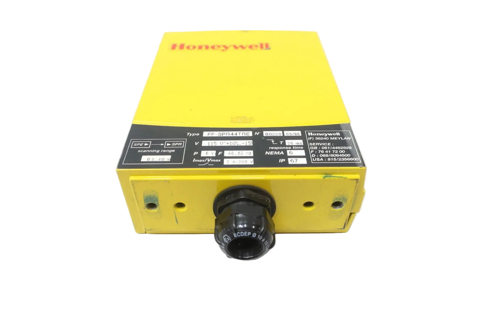 FF-SPR44TRE | Honeywell Type 4 Safety Sensor Receiver, 40 m Range