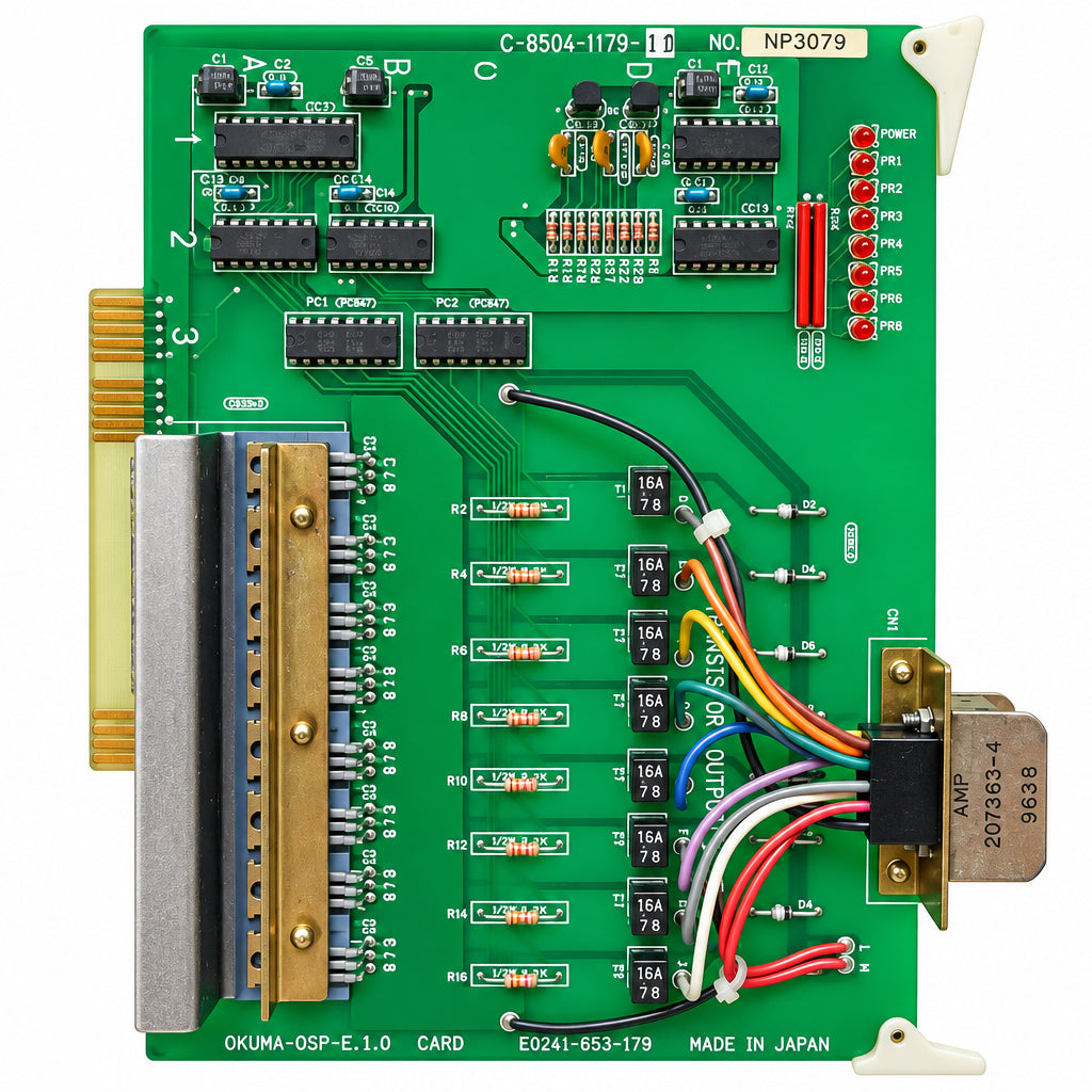 Okuma E0241-653-179 Output Card for PLC and Machine Control Systems