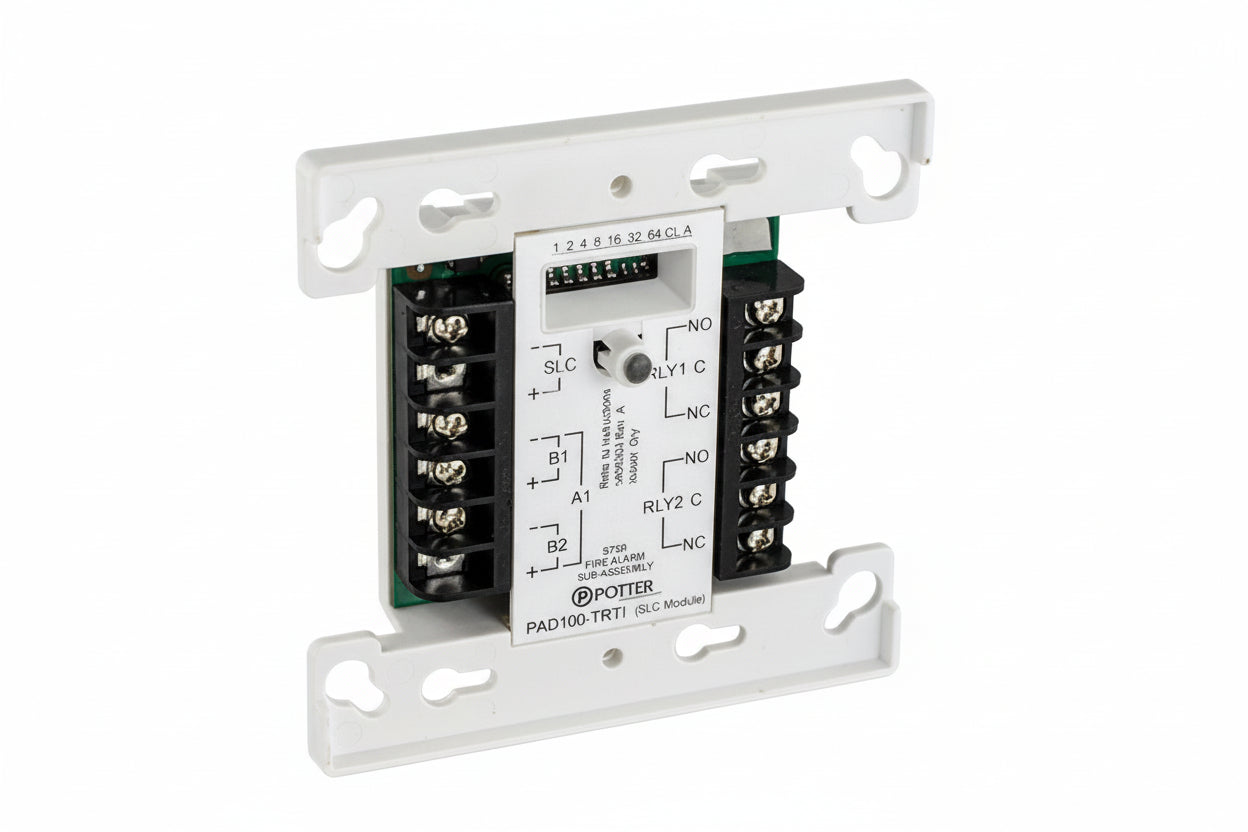 Potter PAD100-TRTI Addressable Relay Input Module with Dual Class B Inputs