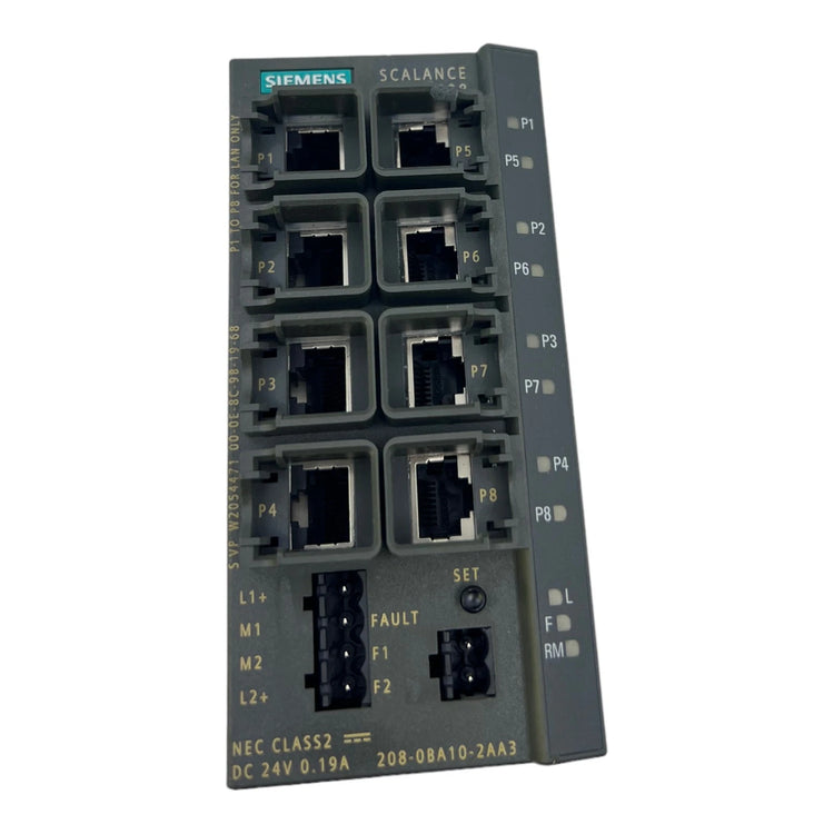 6GK5208-0BA10-2AA3 | Siemens IE Managed Switch, 8-Port