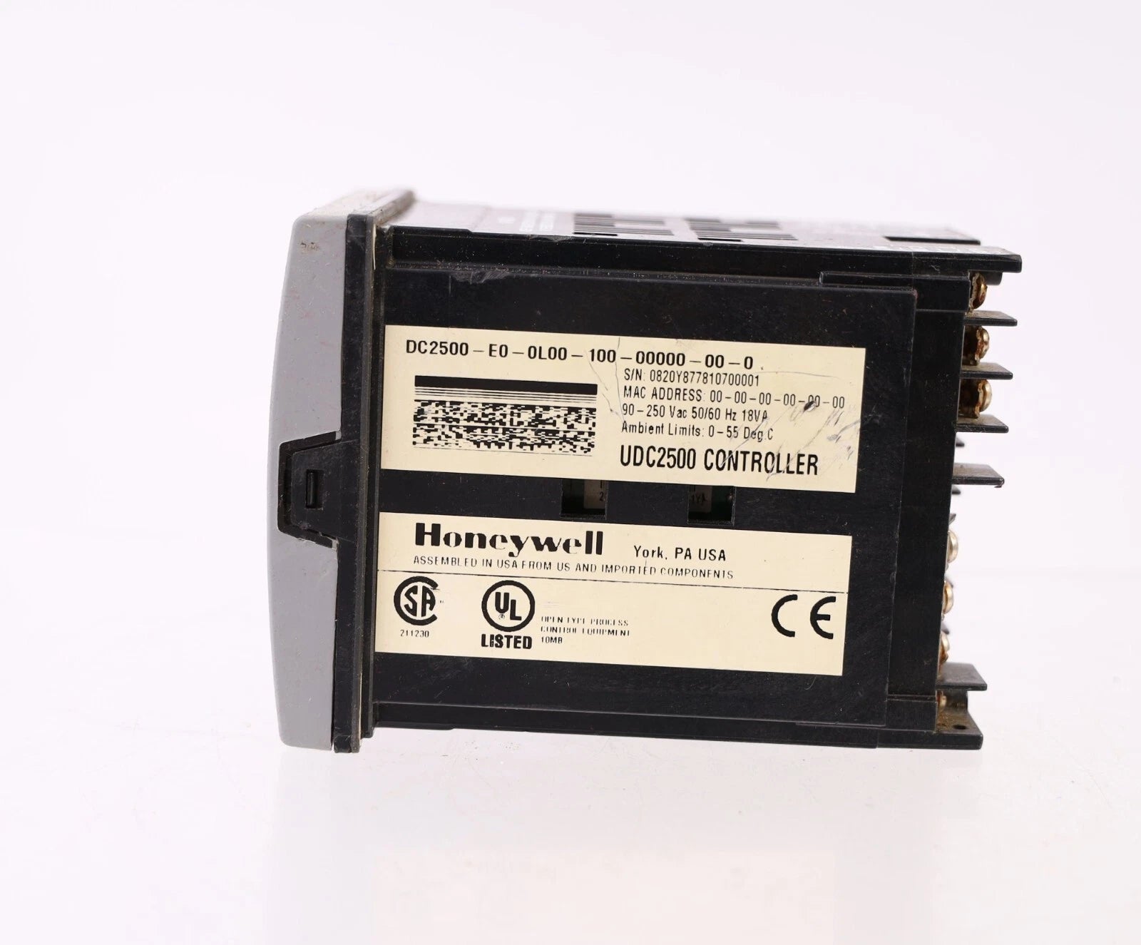 DC2500-E0-0L00-100-00000-00-0 | Honeywell Universal Digital Controller
