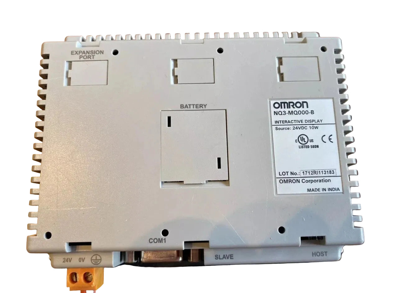NQ3-MQ000-B | Omron NQ Series 3.8-Inch Monochrome HMI Operator Interface