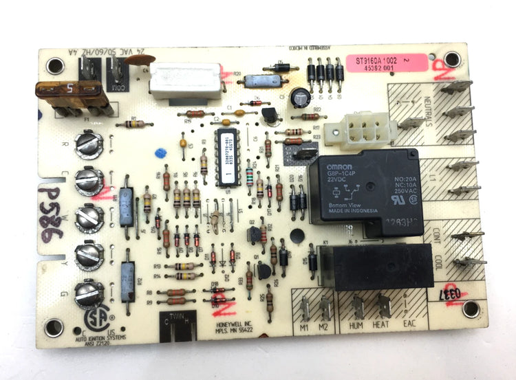 ST9160A1002 | Honeywell Universal Furnace Control Board