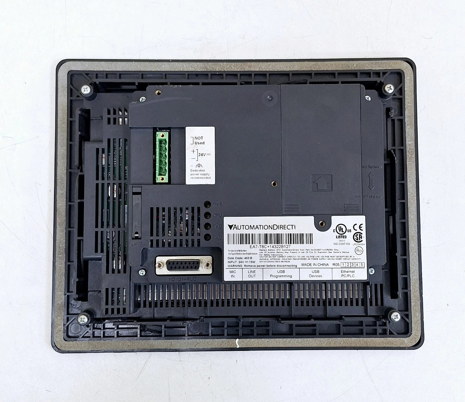 AutomationDirect EA7-T8C C-more EA7 8-Inch Touchscreen HMI Operator Interface