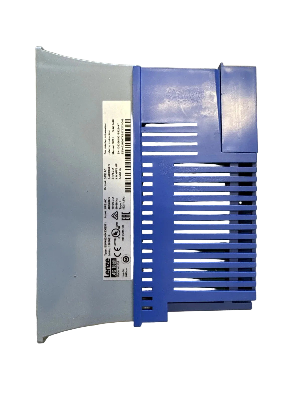 ESV402N04TXB | Lenze SMVector NEMA 1 Frequency Inverter Drive 5 HP