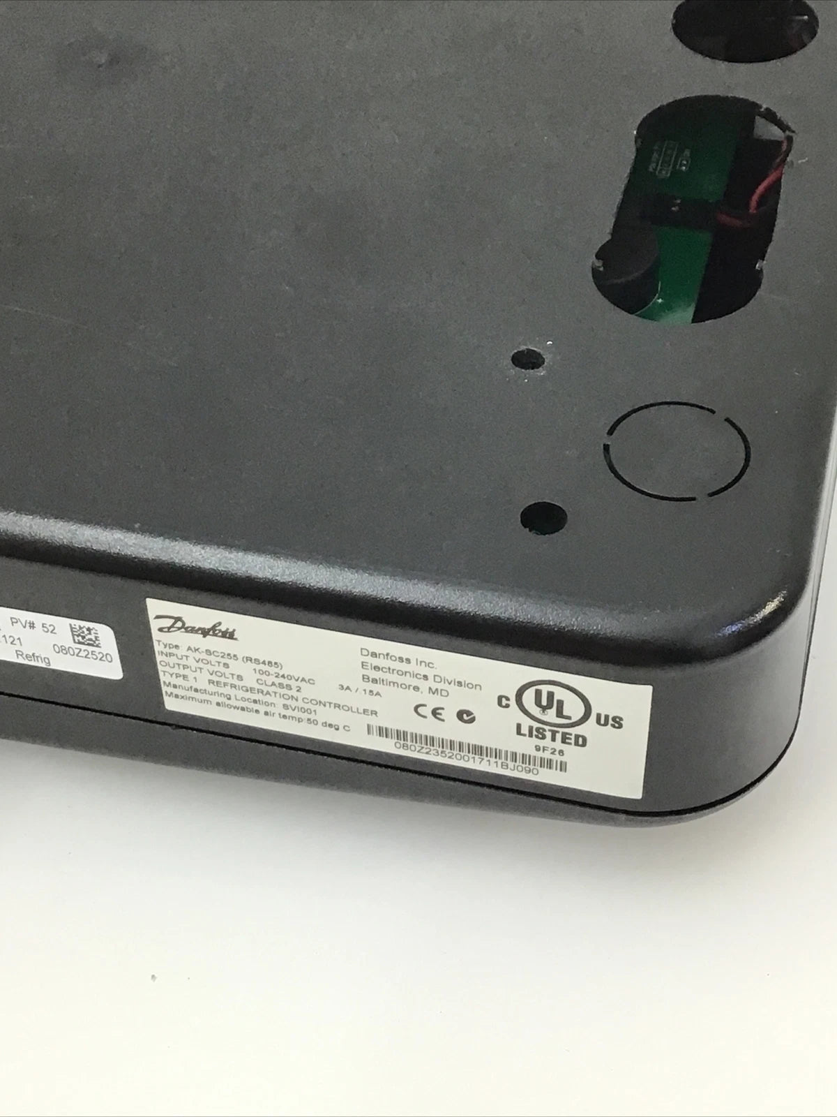 Danfoss AK-SC255 ADAP-KOOL Refrigeration System Controller 100-240 VAC Supervisory Temperature Control