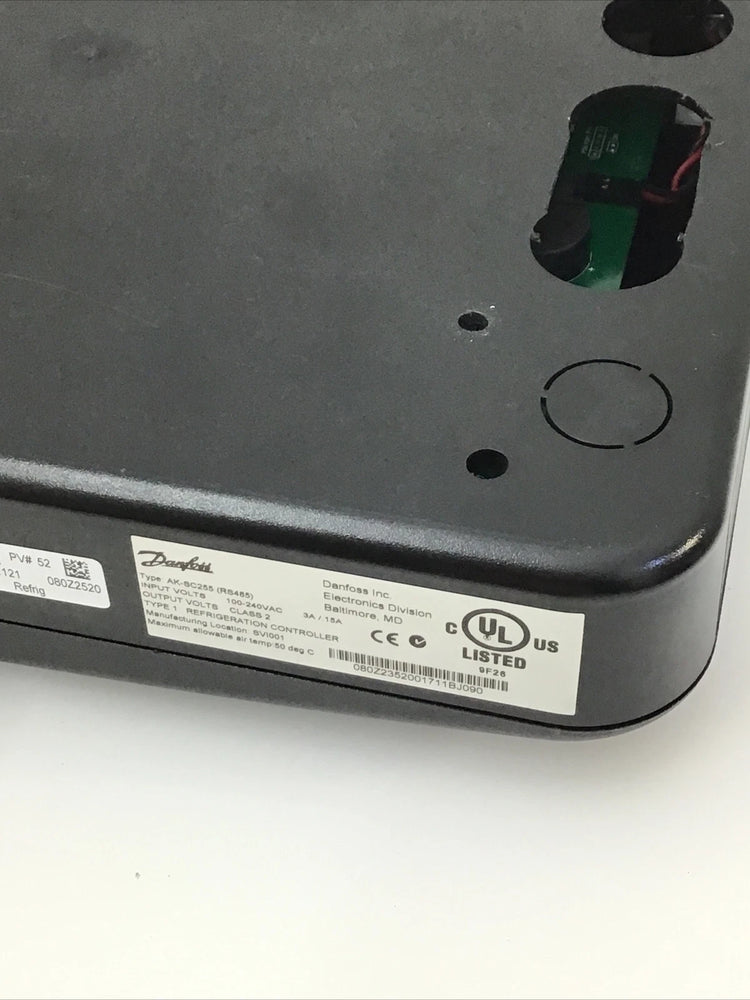 Danfoss AK-SC255 ADAP-KOOL Refrigeration System Controller 100-240 VAC Supervisory Temperature Control