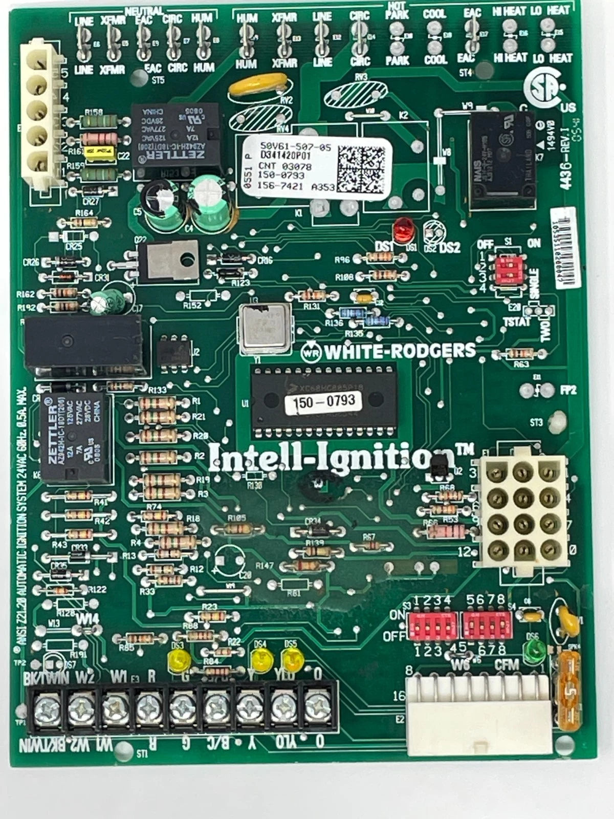 White-Rodgers 50V61-507-05 Two-Stage Furnace Control Board