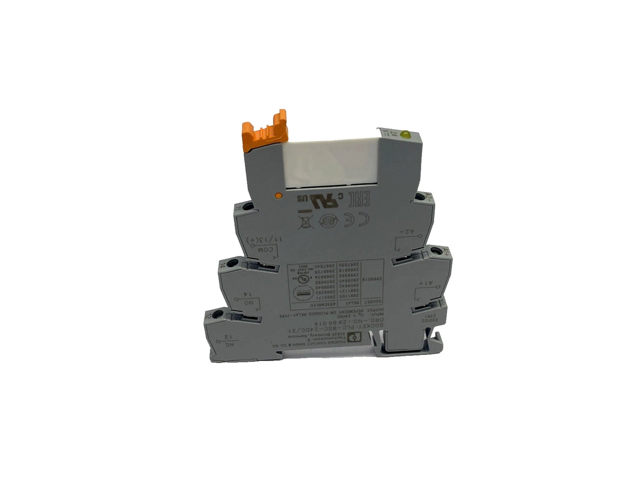 2966171 | Phoenix Contact PLC Interface SPDT Relay Module, 24VDC, 6A, DIN-Rail
