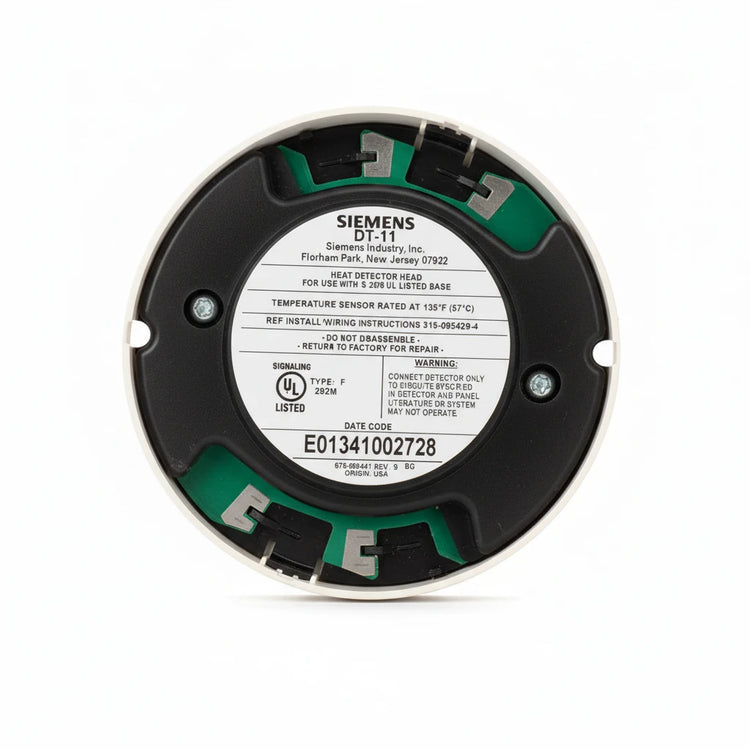Siemens DT-11 Fixed-Temperature 135°F Thermal Fire Detector