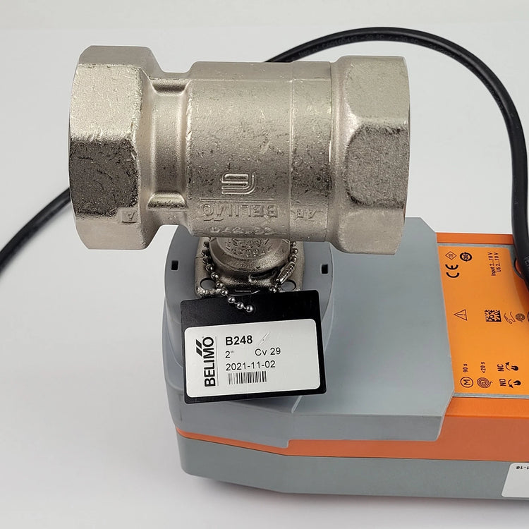 Belimo B248+AFRB24-SR 2" 2-Way Characterized Control Valve