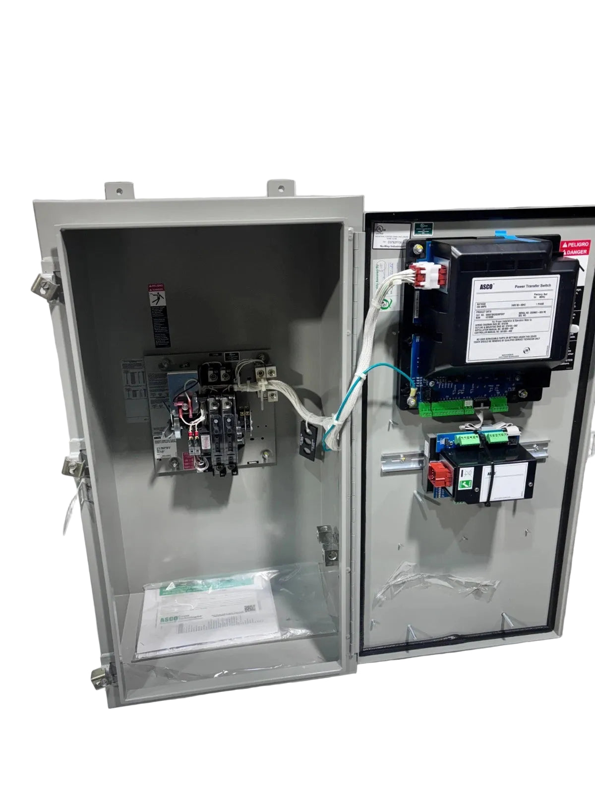 ASCO D03ATSA20200FGXF Series 300 200A 240V 1-Phase 2-Pole Automatic Transfer Switch