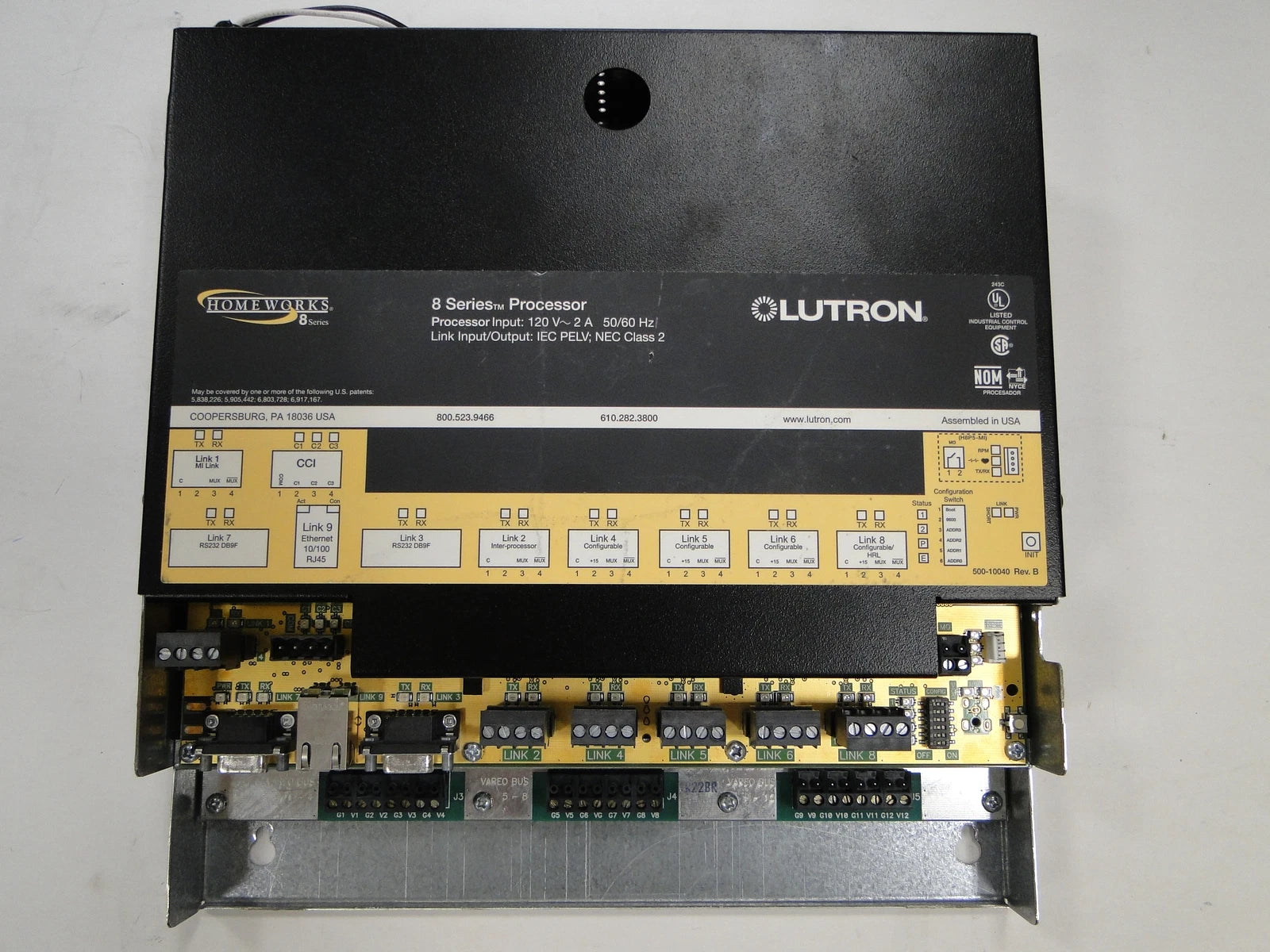 H8P5-MI-D48-120 | Lutron HomeWorks 4 Series Processor – 120 V Lighting Automation Controller (Copy)