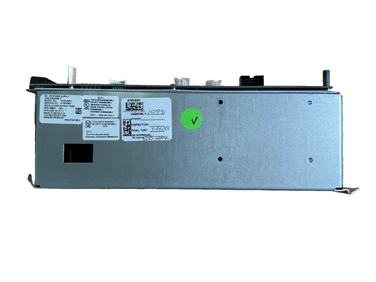 Autocall A100-5401 ESPS Fire Alarm Power Supply Module