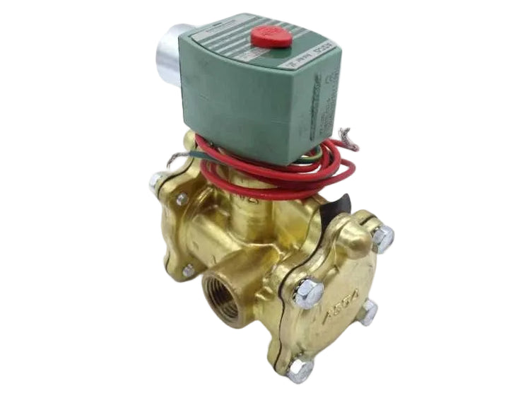Asco 8316G064 Series 8316 1/2-Inch 3-Way Normally Closed Brass Solenoid Valve