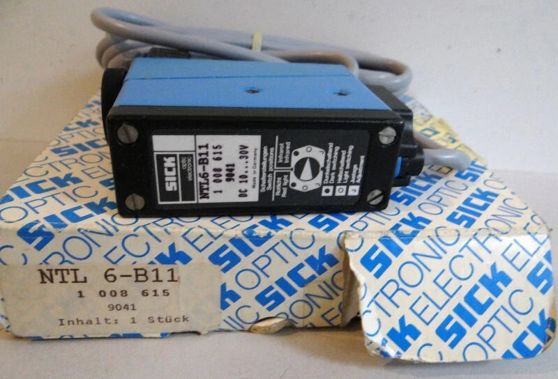 NTL6-B11 | SICK Contrast Photoelectric Sensor, PNP/NPN, 10–30 VDC
