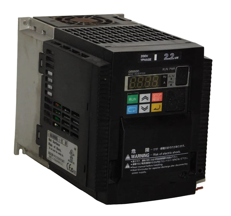 3G3MX2-AB022-E | Omron MX2 Compact Inverter Drive 2.2 kW 200–240 VAC
