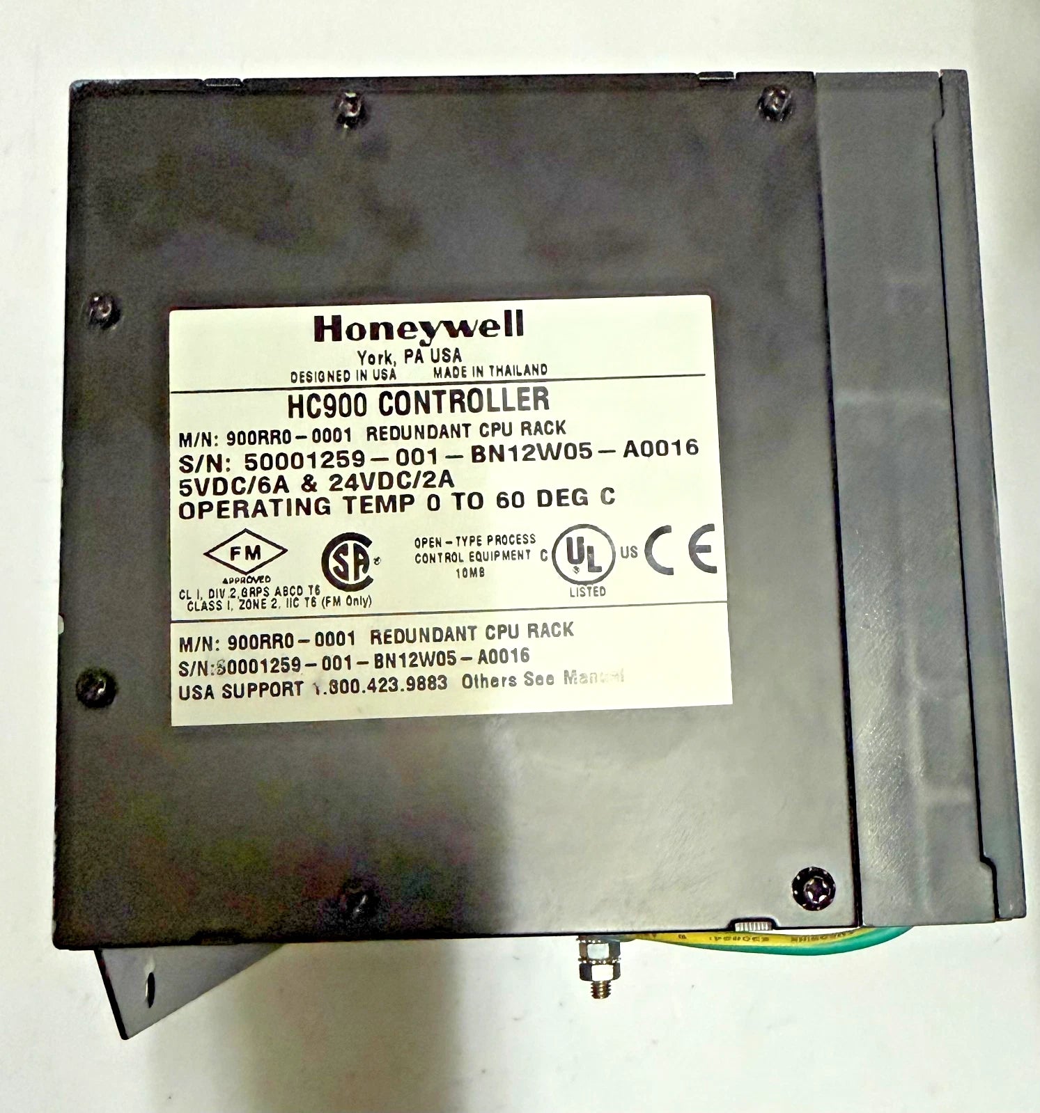 900C72R-0100-44 | Honeywell HC900 C70R CPU Module for Industrial Process Control