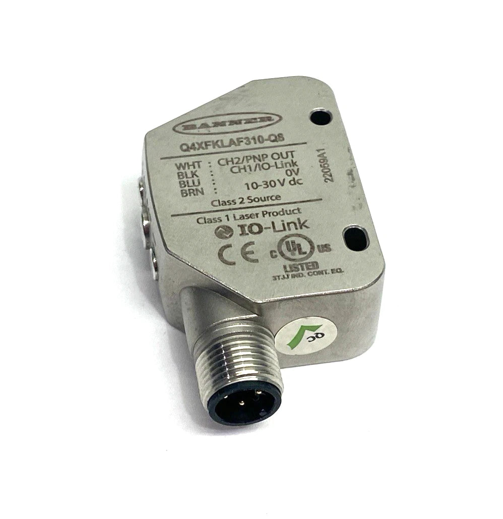 Banner Engineering Q4XFKLAF310-Q8 310 mm Laser Photoelectric Sensor