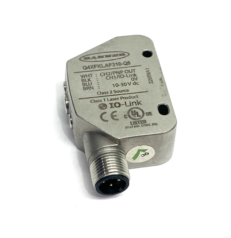 Banner Engineering Q4XFKLAF310-Q8 310 mm Laser Photoelectric Sensor