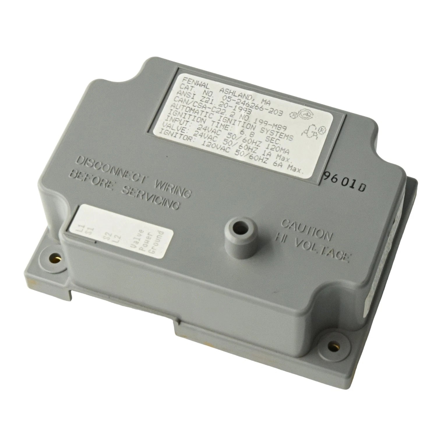 Kidde-Fenwal Controls 05-246266-203 24 VAC Ignition Control Module with 6.8 Second Ignition Timing