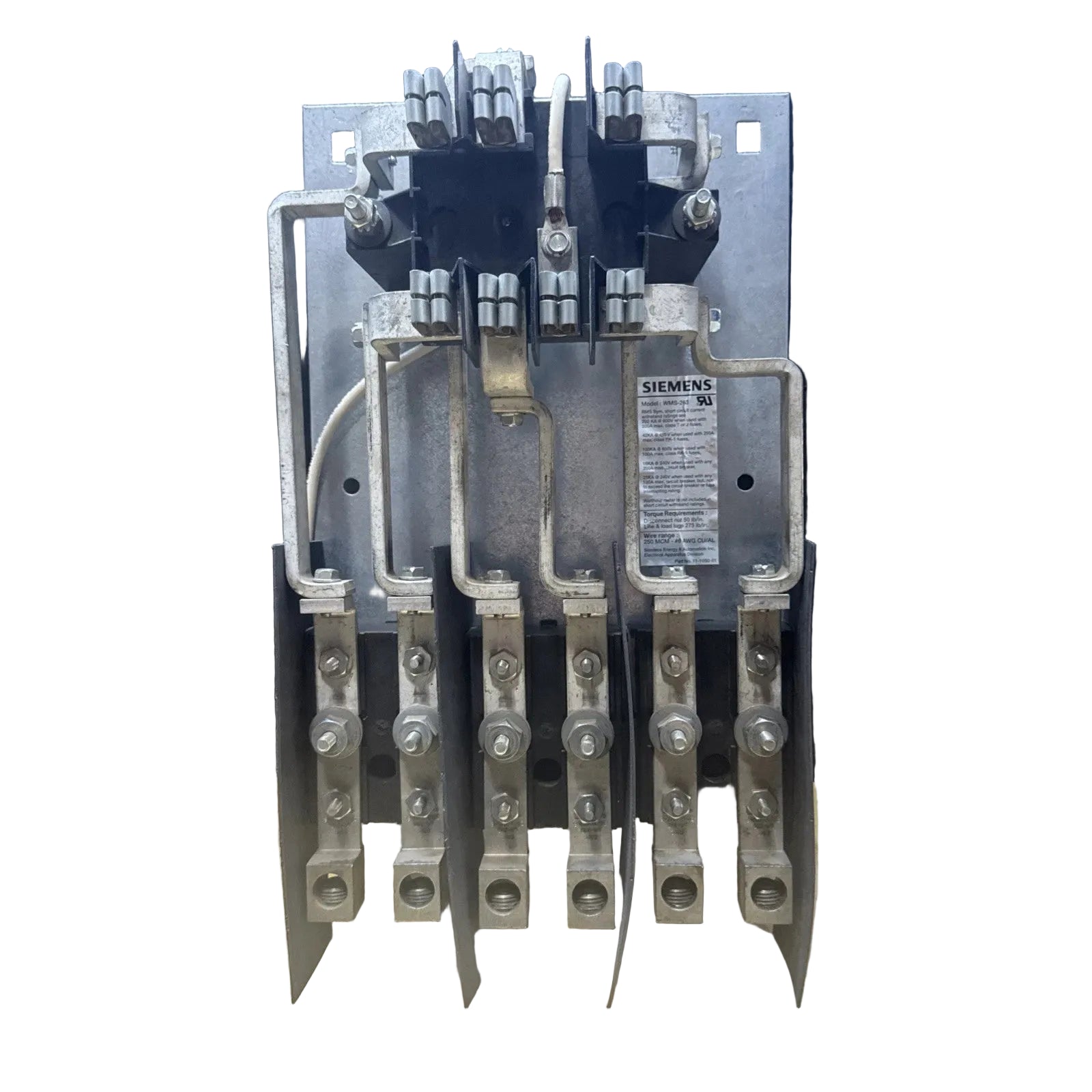 WMS-263 | Siemens 3-Phase 200A 600V Meter Socket Test Block for Electrical Metering Systems