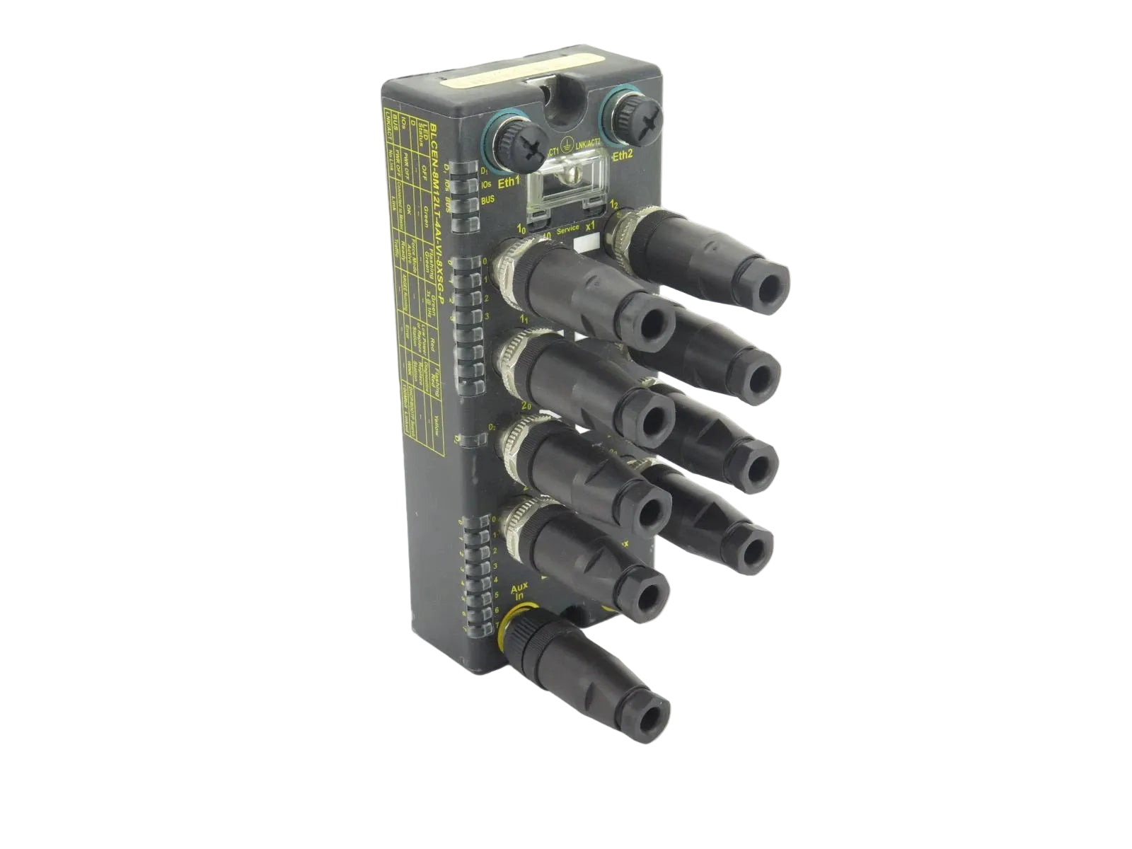 BLCEN-8M12LT-4AI-VI-8XSG-P | Turck BL Compact Fieldbus Station with Analog and Digital I/O