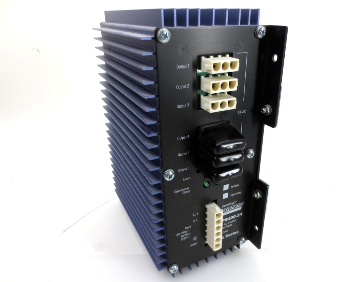 Invensys FPS400-24 400W DIN Rail 24VDC Power Supply for I/A Series
